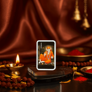 10g Shirdi Sai 999 Silver Purity Acrylic Painted Bar