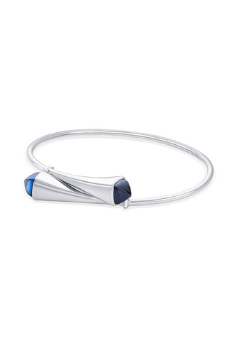 Nipura 925 Sterling Silver Cleo Blue Bangle