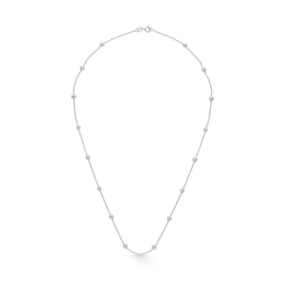 Stylish Flexible Box Design 925 Sterling Silver Chain with Silver Balls