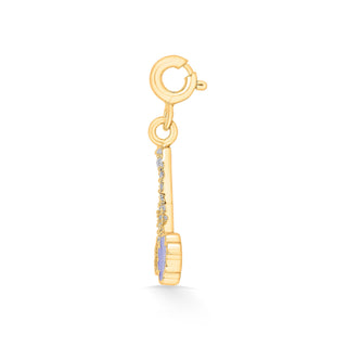 Blooming Clovers Charm 925 Sterling Silver Pendant(without chain)