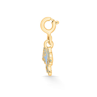 Blue Unicorn Charm 925 Sterling Silver Pendant(without chain)