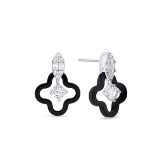 Black Clover 925 Sterling Silver Pendant Set