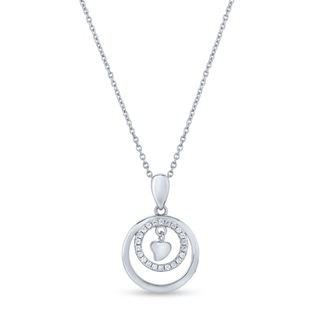 Love in Harmony 925 Sterling Silver Pendant Set