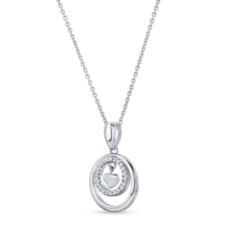 Love in Harmony 925 Sterling Silver Pendant Set