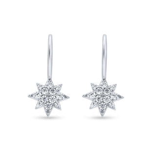 Stellar Sparkle 925 Sterling Silver Star Earrings