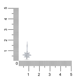 Stellar Sparkle 925 Sterling Silver Star Earrings