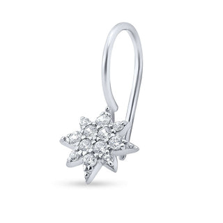 Stellar Sparkle 925 Sterling Silver Star Earrings