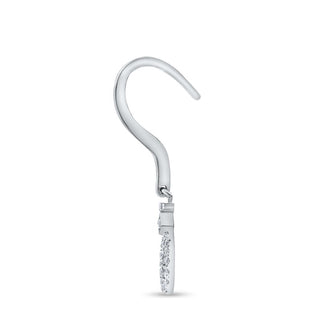 Teardrop 925 Sterling Silver CZ Earrings