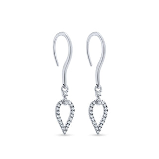 Heart 925 Sterling Silver Bali Earrings