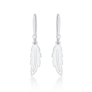 Beachy Leaf Laser-cut 925 Sterling Silver Earrings