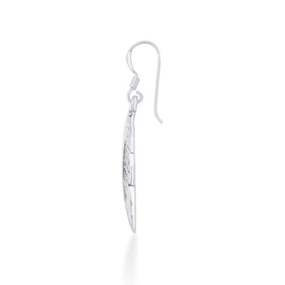 Leaf 925 Sterling Silver Drop Earrings