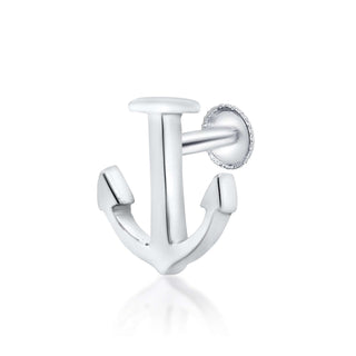 Sea Star Anchor 925 Sterling Silver Stud Earrings for Kids