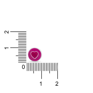 Sweetheart Pop 925 Sterling Silver Stud Earrings for Kids