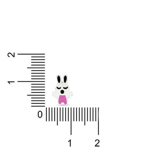Sleepy Bunny 925 Sterling Silver Kids Stud Earrings
