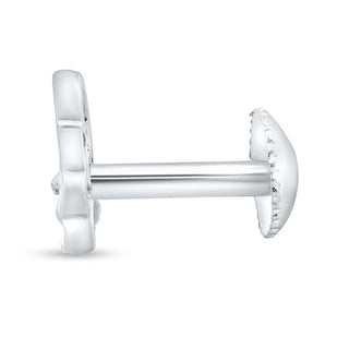 Little Reindeer Sparkle 925 Sterling Silver Stud Earrings for Kids