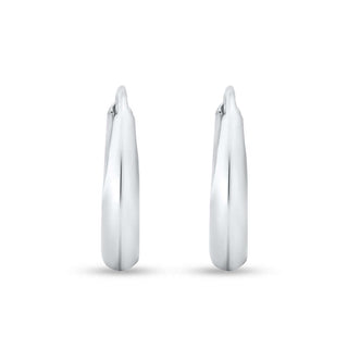 Luna Sleek 925 Sterling Silver Mini Huggie Earrings