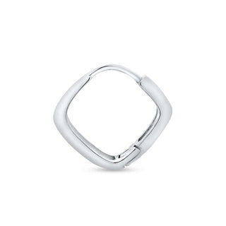 Luna Sleek 925 Sterling Silver Mini Huggie Earrings