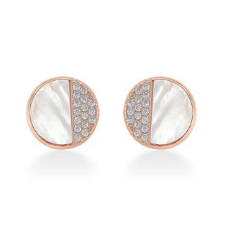 Rosegold 925 Sterling Silver Over the Moon Pendant Set(without chain)