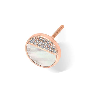 Rosegold 925 Sterling Silver Over the Moon Pendant Set(without chain)