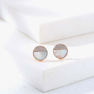 Rosegold 925 Sterling Silver Over the Moon Pendant Set(without chain)