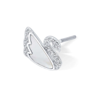 Dance of Swan 925 Sterling Silver Pendant-set(without chain)