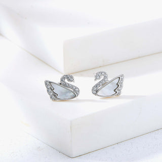 Dance of Swan 925 Sterling Silver Pendant-set(without chain)