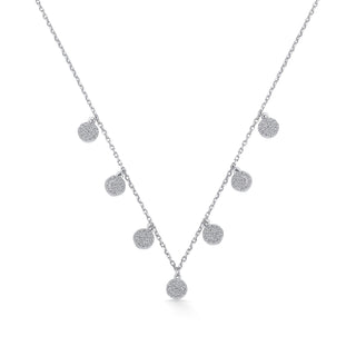 Nipura Sterling Silver Seven Charms Necklace