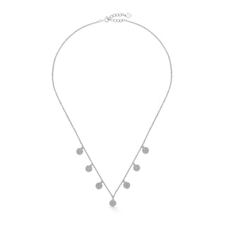 Nipura Sterling Silver Seven Charms Necklace