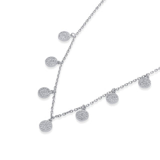 Nipura Sterling Silver Seven Charms Necklace