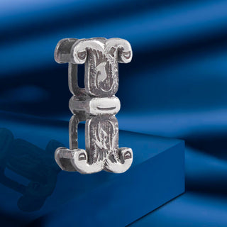 I Initial 925 Sterling Silver Pendant without Chain