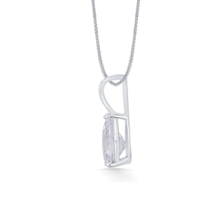 Pear Zircon Classic 925 Sterling Silver Pendant Earring Set