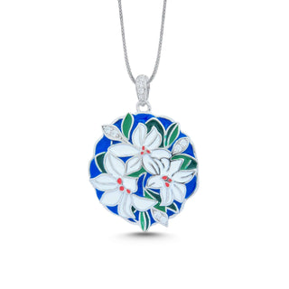 Casablanca Enamel 925 Sterling Silver Pendant(without chain)