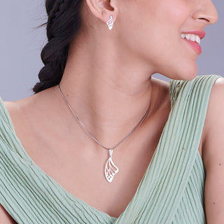 Butterfly Laser-cut 925 Sterling Silver Pendant(without chain)
