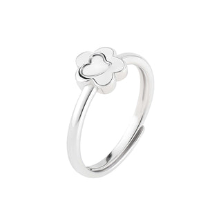 Minimalist Tiny Heart 925 Sterling Silver Adjustable Ring