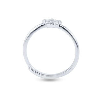 Nipura 925 Sterling Silver Minimalist Star Ring - Adjustable