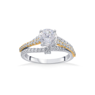 Two-in-One Solitaire 925 Sterling Silver Ring