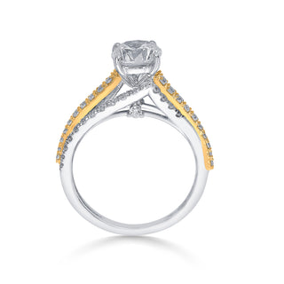 Two-in-One Solitaire 925 Sterling Silver Ring