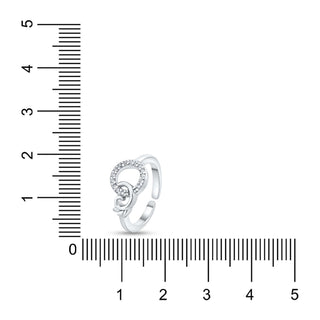 Daisy Loop 925 Sterling Silver Adjustable Toe Rings
