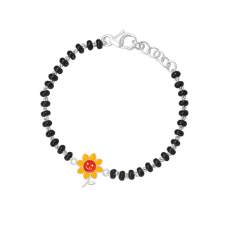 Sunny Smile Flower Nazariya 925 Sterling Silver Bracelets for Baby & Kids