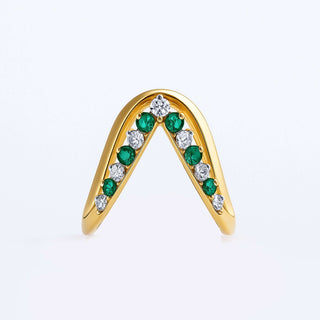 Nipura 925 Sterling Silver Gold-Tone Vera Vanki Ring