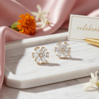 Gold Plated Silver Earrings: 18K Sterling Silver Picks for Wedding Looks