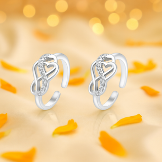 Valentine Gift for Wife: Why Adjustable Silver Toe Rings Define Elegance