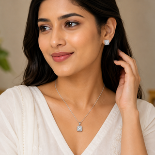 Silver Pendant Earring Set: 925 Sterling Coordinated Designs for Everyday and Gifting