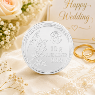 10 gm Silver Coin: The Certified 999 Pure Silver Piece for Every Shagun, Puja and Wedding Occasion