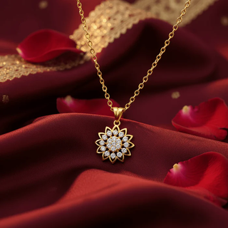 Gold Plated Silver Necklace: The Festive Gold Look on a Certified 925 Silver Base