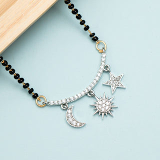 Zirconia Sana Brass Mangalsutra