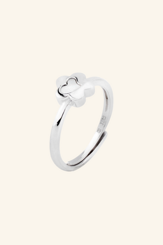 Nipura 925 Sterling Silver Minimalist Tiny Heart Ring - Adjustable