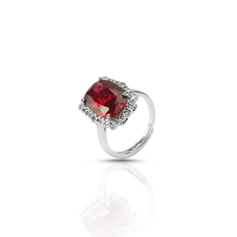 Crimson Brass Fairytale Ring