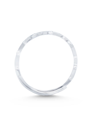 Nipura 925 Sterling Silver Minimalist Wreath Ring - Adjustable