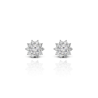 Classic Bountiful Brass Stud Earrings
